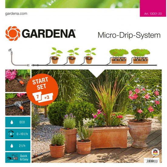 13001-20 Σετ Ποτίσματος Micro-Drip Gardena Αυτόματο Πότισμα