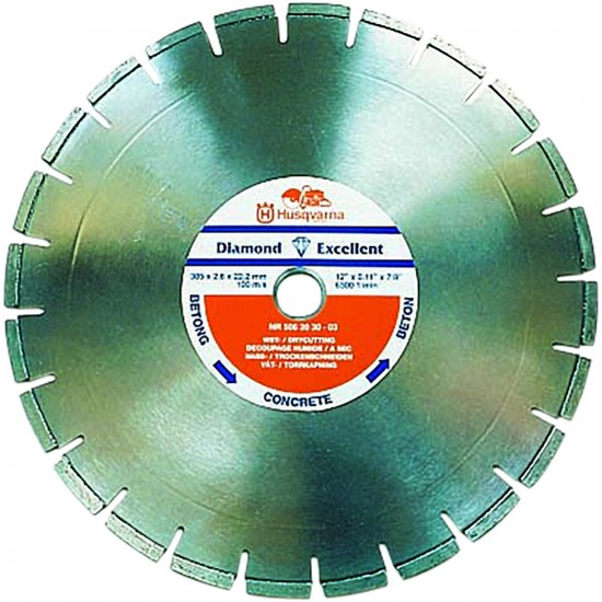 Δίσκος Διαμαντέ Husqvarna AS35H 16" D.20/25.4 Δίσκοι Διαμαντέ Δομικών