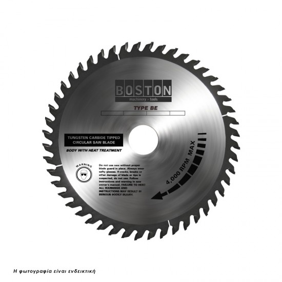 BOSTON: BE-16548 ΔΙΣΚΟΣ ΚΟΠΗΣ ΞΥΛΟΥ+ΑΛΟΥΜ. Φ165/30 Ζ48  Γεωργικά & Βιομηχανικά Εργαλεία