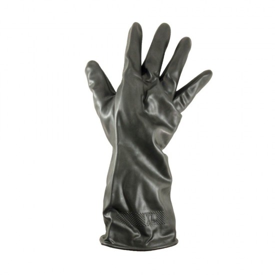  Γάντια μαύρα LATEX 200g XL 35cm 