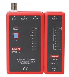  TESTER καλωδίων δικτύου UNI-T UT-681C