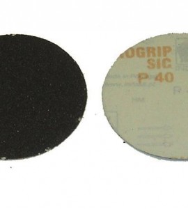 Γυαλόχαρτο Velcro στρογγυλό για μέταλλο 50τεμ.μαύρο χωρίς τρύπες 125mm Νο320 27606