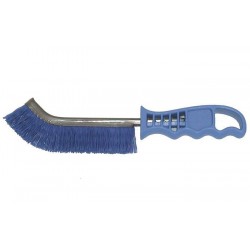 Συρματόβουρτσα χειρός PVC με πλαστική μπλε λαβή SPID PVC 0013-SPID