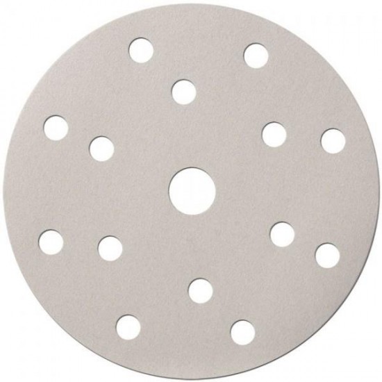 Δίσκος Velcro για ξύλο 50τεμ. λευκός με 15 τρύπες 150mm No40 39228 