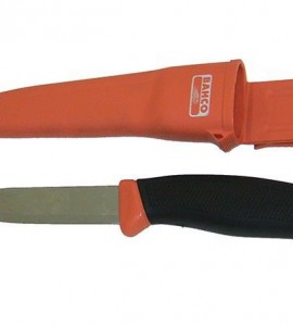 Μαχαίρι γενικής χρήσης πορτοκαλί με θήκη 1446