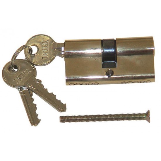 Κύλινδρος νικελέ Νο80 με 3 κλειδιά 760022 