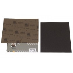 Ντουκόχαρτο φύλλο για πλαστικά και μέταλλα 50τεμ. μαύρο 23x28cm Νο180 38865