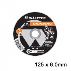 Δίσκος Λείανσης Σιδήρου / INOX WALTTER 125x6.0mm