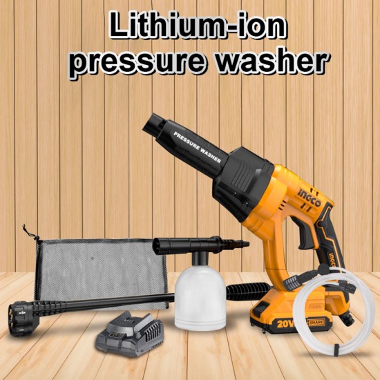 Πλυστικό Μηχάνημα Υψηλής Πίεσης Μπαταρίας 20V Li-Ion  Γεωργικά & Βιομηχανικά Εργαλεία