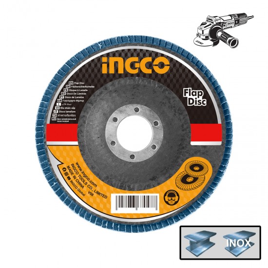 Δίσκος Λείανσης Φίμπερ για INOX 115mm Δίσκοι Κοπής - Λειάνσεως
