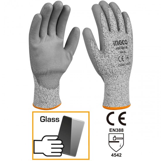 Επαγγελματικά Γάντια PU Αντοχής στα Κοψίματα XL  Γεωργικά & Βιομηχανικά Εργαλεία